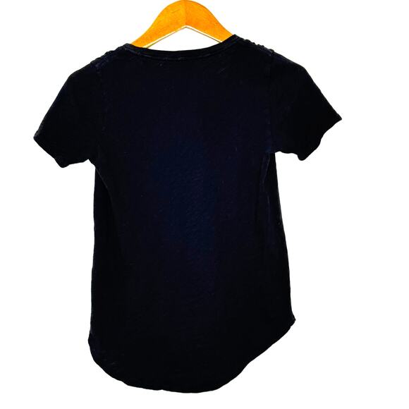 ATM Anthony Thomas Melillo  Cotton Slub V-Neck Tee - Picture 2 of 8